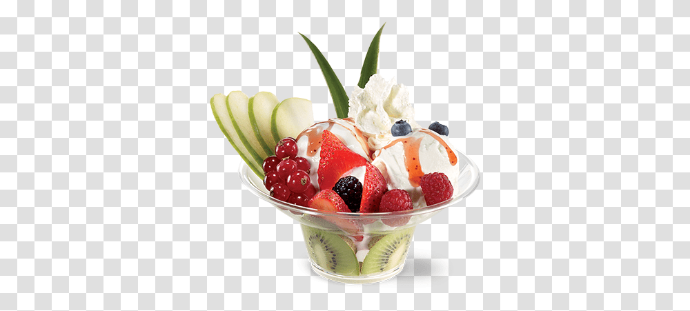 Sundae, Cream, Dessert, Food, Creme Transparent Png