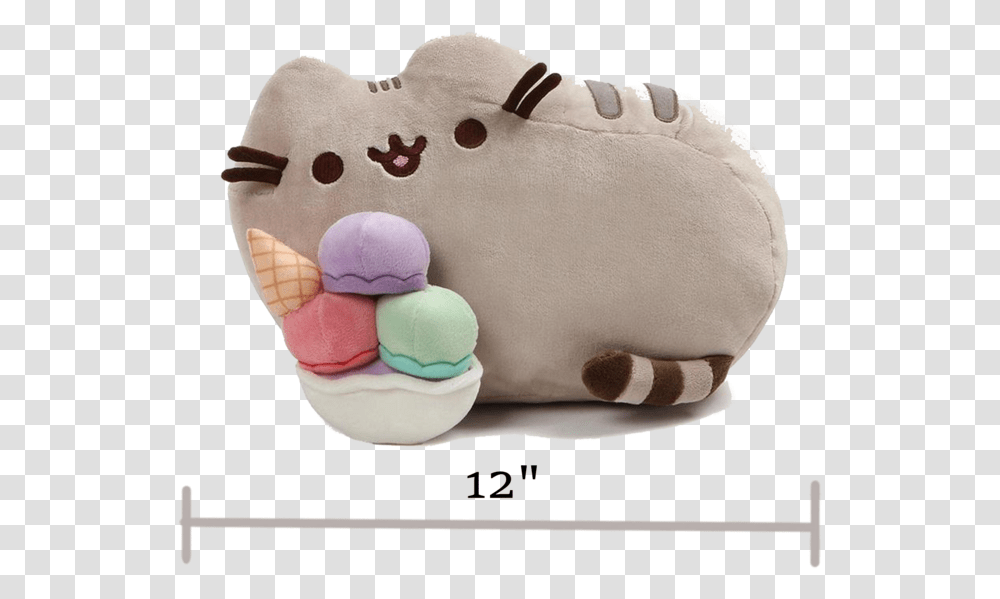 Sundae, Cushion, Pillow, Plush, Toy Transparent Png