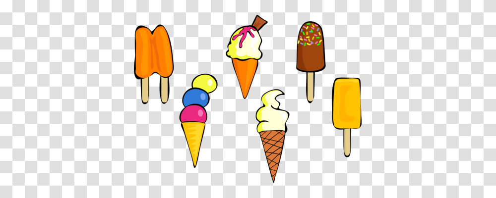 Sundae Ice Cream Cones Gelato Cartoon, Dessert, Food, Creme, Sweets Transparent Png