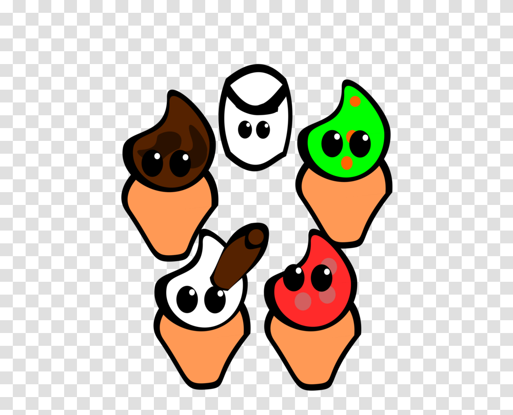 Sundae Ice Cream, Face, Halloween, Doodle Transparent Png