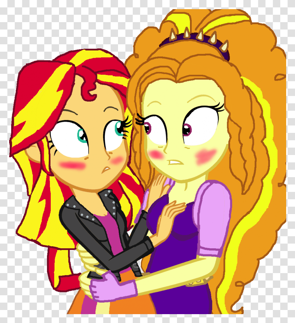 Sundagio Romanticly Akward Embrace My Little Pony Equestria Girls Kiss, Drawing, Comics Transparent Png