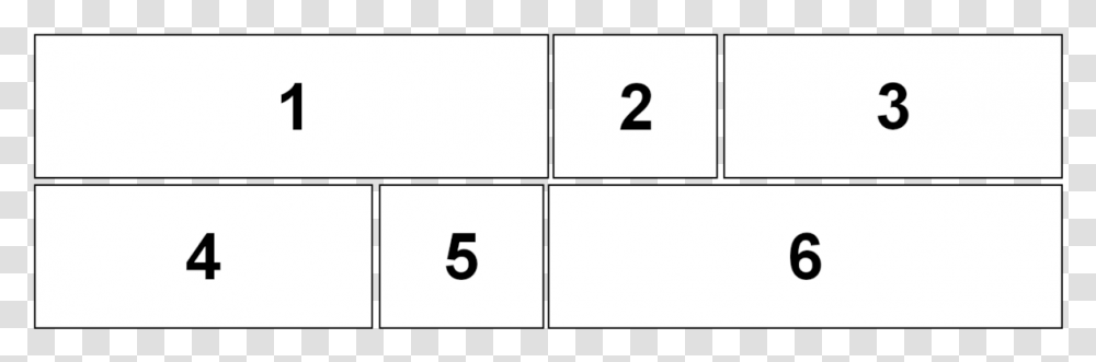 Sunday Comic Strip Layout Quarter, Number Transparent Png