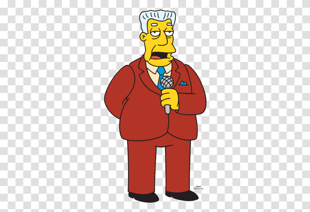 Sunday Discussion Comparing Alabama Los Simpson Kent Brockman, Person, Performer, Security Transparent Png