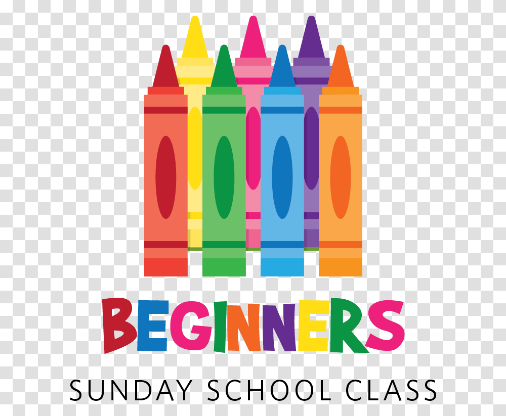 Sunday School Beginners Class, Crayon Transparent Png