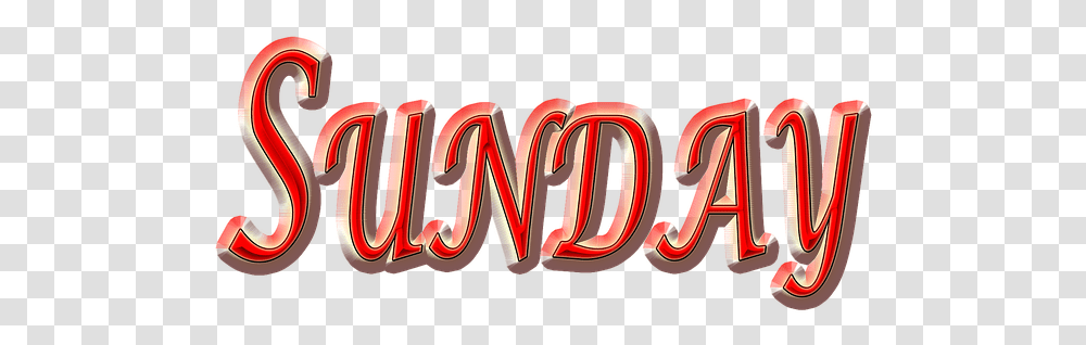 Sunday Weekend Day Red Sunday Weekend Sunday, Dynamite, Word, Alphabet Transparent Png