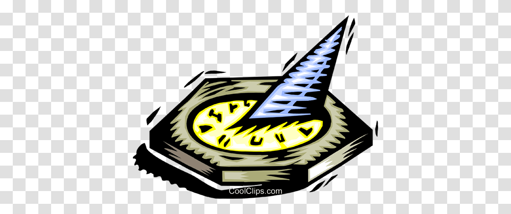 Sundial Royalty Free Vector Clip Art Illustration, Apparel, Hat, Airplane Transparent Png