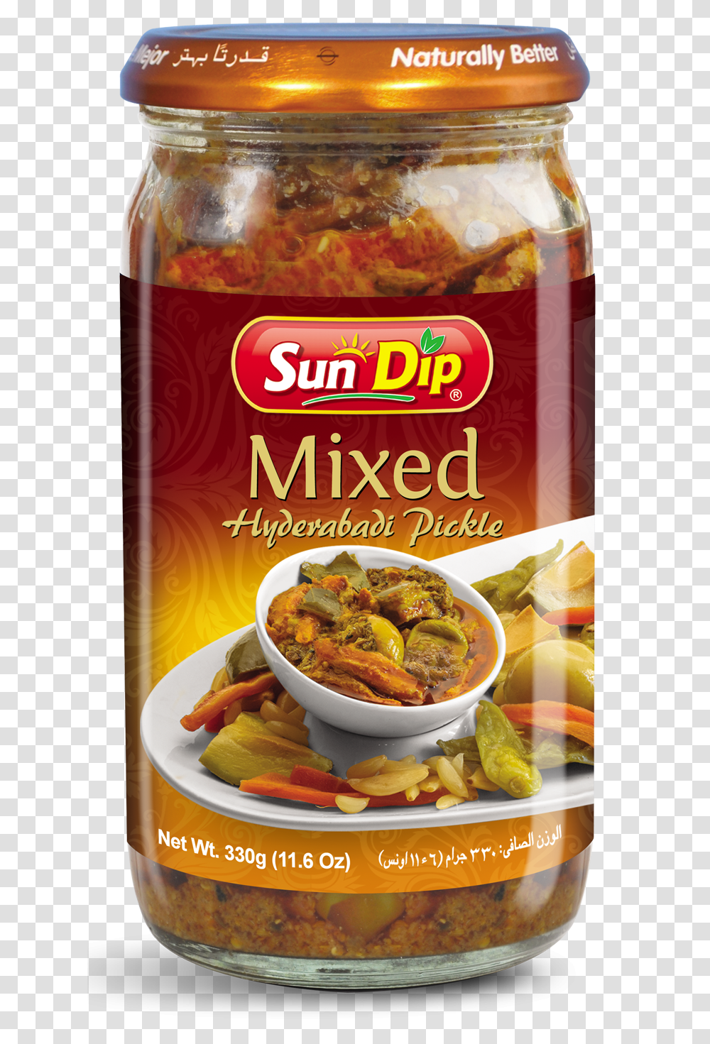 Sundip Mixed Hyderabadi Pickle Sundip, Food, Relish, Dish, Meal Transparent Png