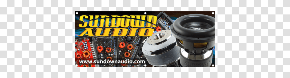 Sundown Audio Vinyl Banner Lens Mount, Machine, Camera, Electronics, Motor Transparent Png