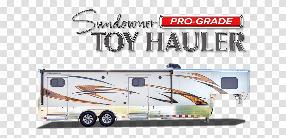 Sundowner Trailer Corporation Sundowner Toy Hauler, Van, Vehicle, Transportation, Rv Transparent Png