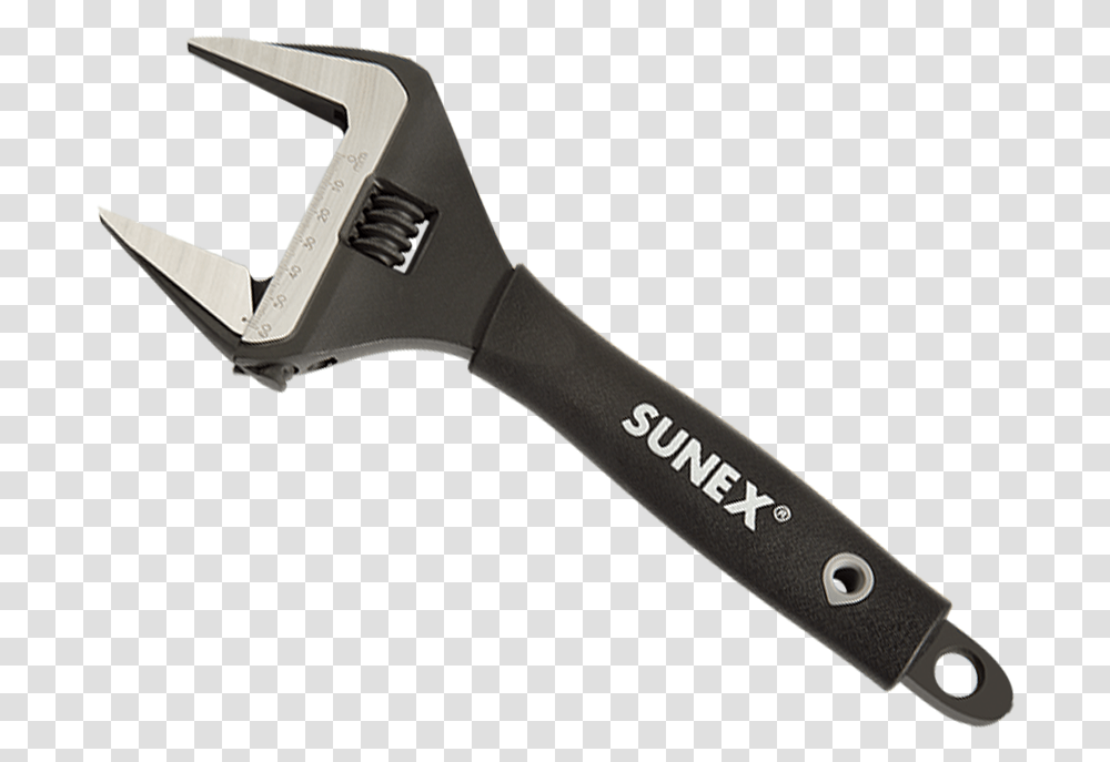 Sunex Tools Adjustable Plumbers Wrench, Knife, Blade, Weapon, Weaponry Transparent Png
