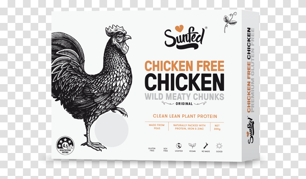 Sunfed Chicken Free Chicken, Poultry, Fowl, Bird, Animal Transparent Png