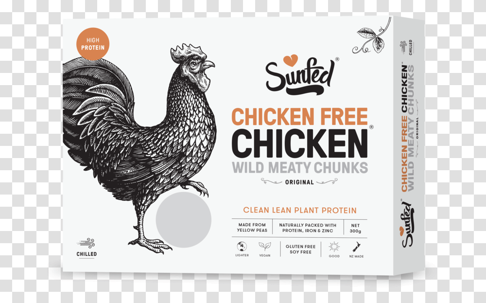 Sunfed Chicken Free Chicken, Poultry, Fowl, Bird, Animal Transparent Png