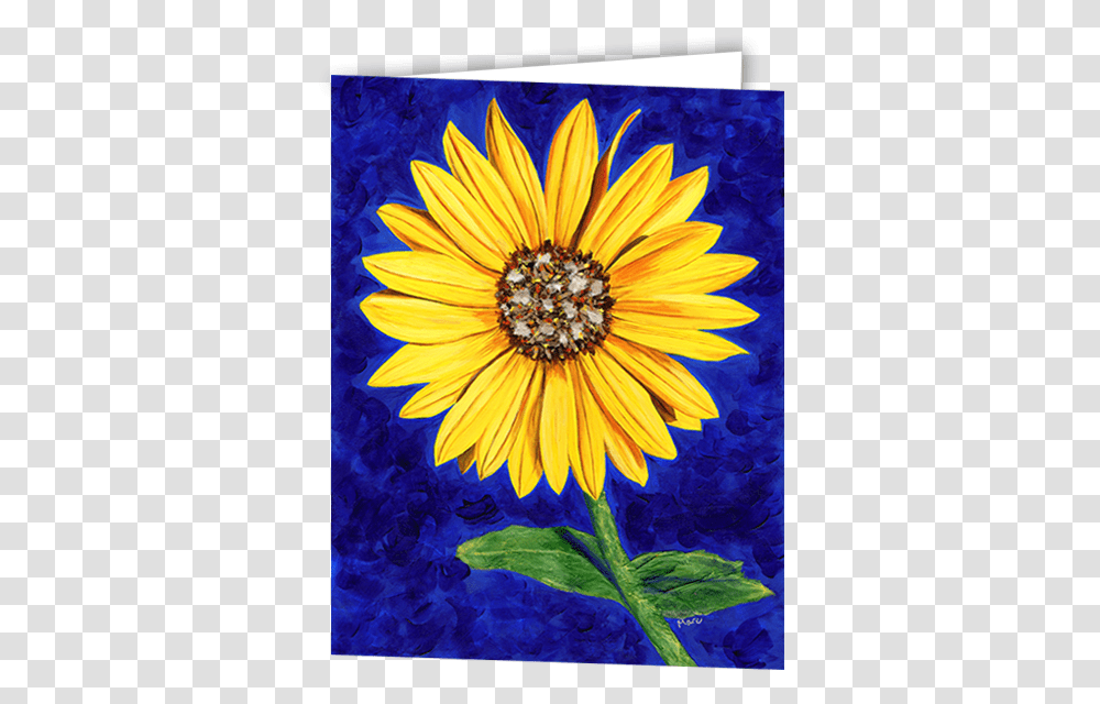 Sunflower Card African Daisy, Plant, Petal, Dahlia, Treasure Flower Transparent Png