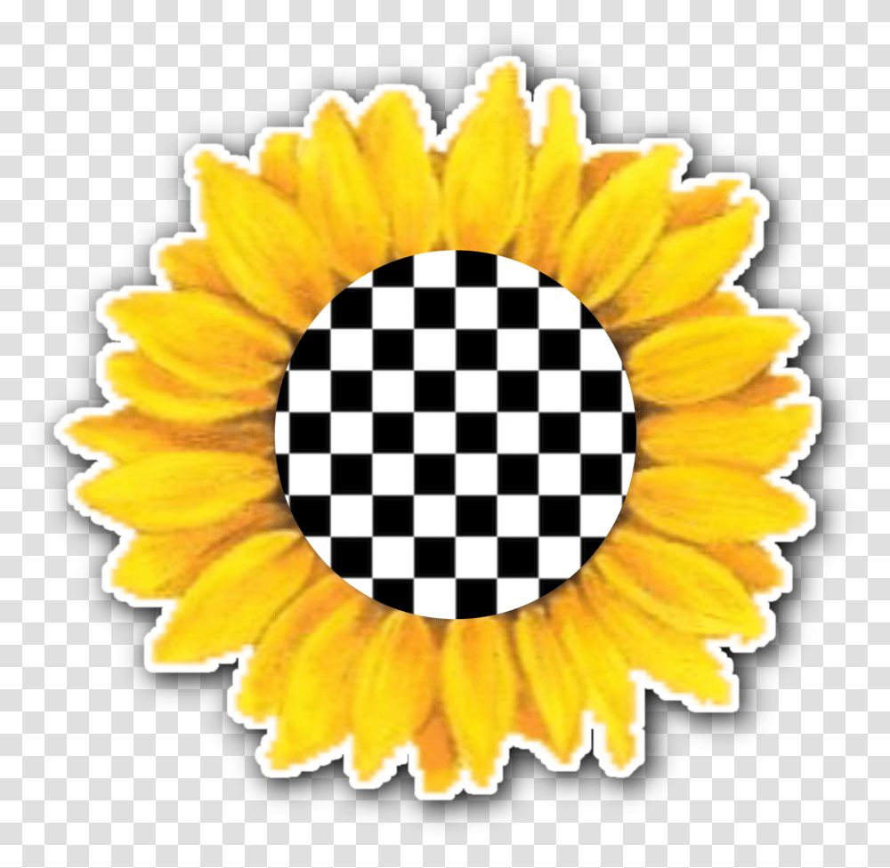 Sunflower Checkers Borsa Per Sedia A Rotelle Transparent Png