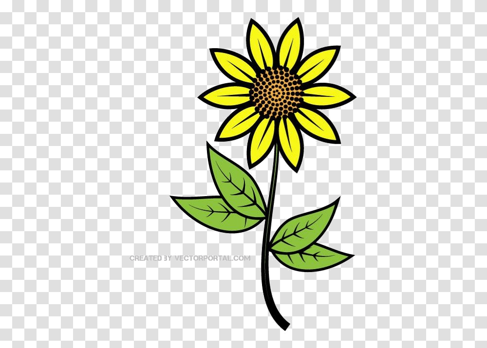 Sunflower Clip Art Free Vector Girassol Vetor, Plant, Blossom, Floral Design, Pattern Transparent Png