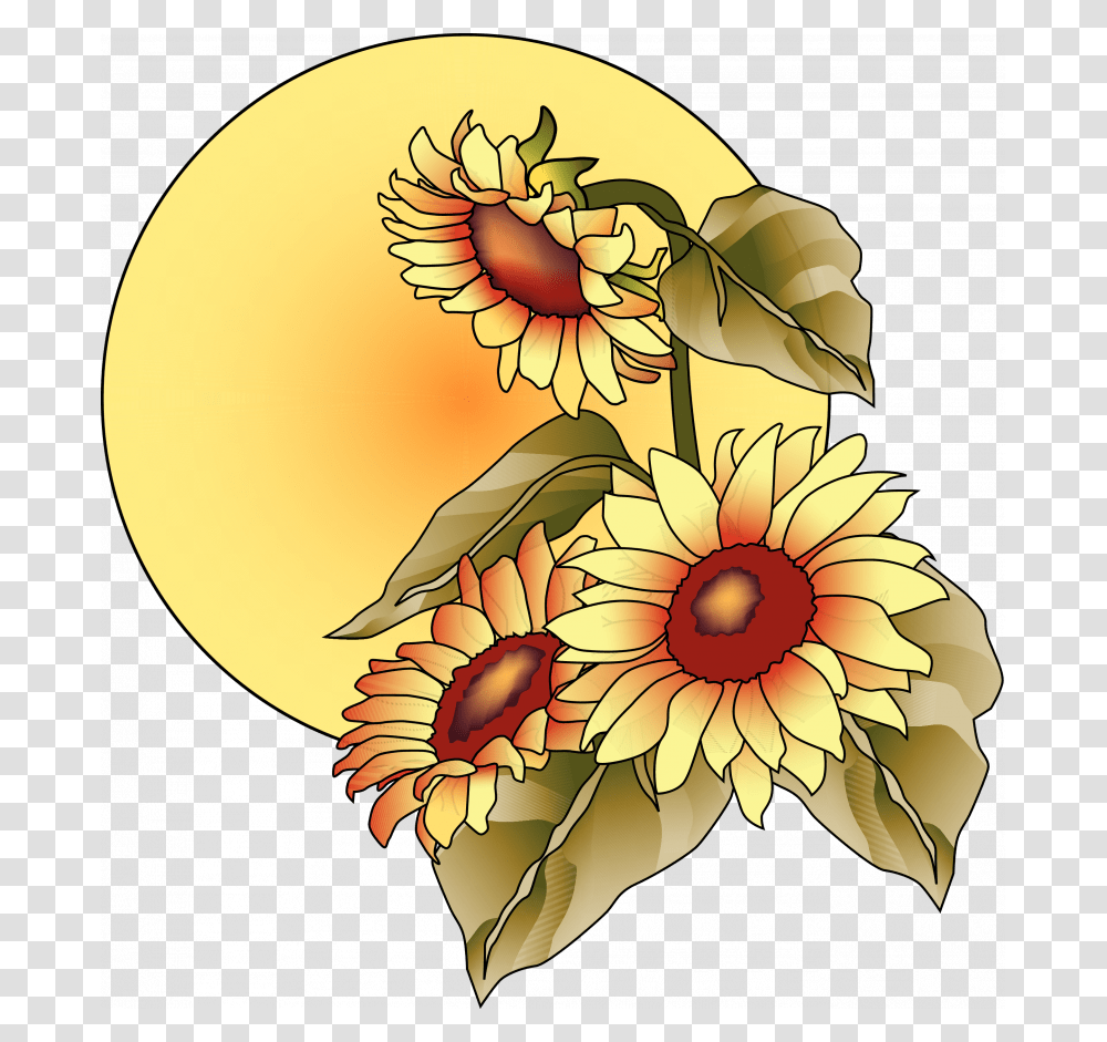 Sunflower Clipart Sunflower Clipart, Plant, Floral Design, Pattern Transparent Png