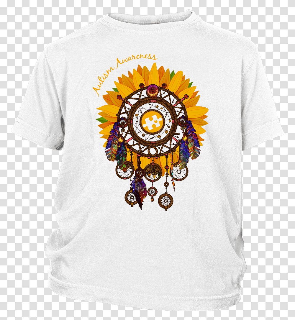 Sunflower Dreamcatcher Shirts Autism Awareness Autism Shirts For Boys, Clothing, Apparel, T-Shirt, Accessories Transparent Png
