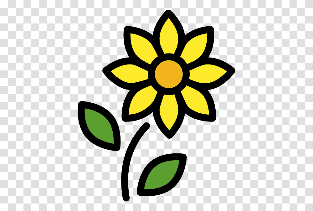 Sunflower Emoji Clipart Clip Art Biomedical Science, Plant, Blossom, Graphics, Mask Transparent Png