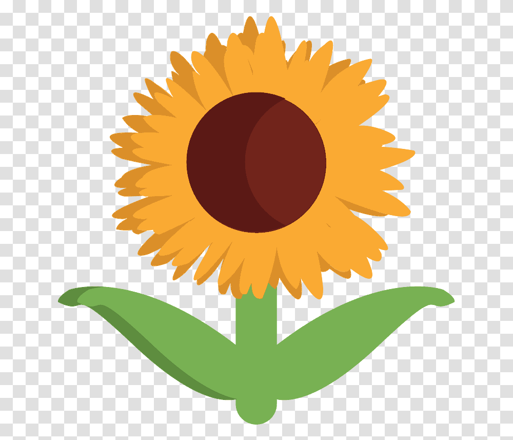 Sunflower Emoji Clipart Three Interlocking Gears, Plant, Blossom, Pollen Transparent Png