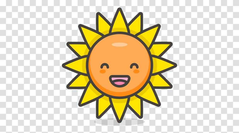 Sunflower Emoji Icon Of Colored Outline Style Available In Psychedelic Symbols With Deep Meanings, Outdoors, Nature, Sky, Gold Transparent Png