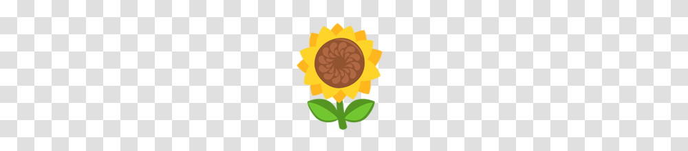 Sunflower Emoji On Messenger, Plant, Blossom, Pollen Transparent Png