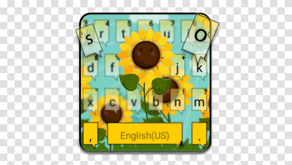 Sunflower Field Keyboard Theme Apps On Google Play Sunflower, Game, Jigsaw Puzzle, Plant, Blossom Transparent Png