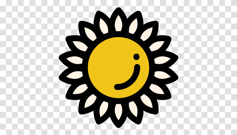 Sunflower Flower Icon 8 Repo Free Icons Drawing Pictures For Kids, Outdoors, Graphics, Art, Nature Transparent Png
