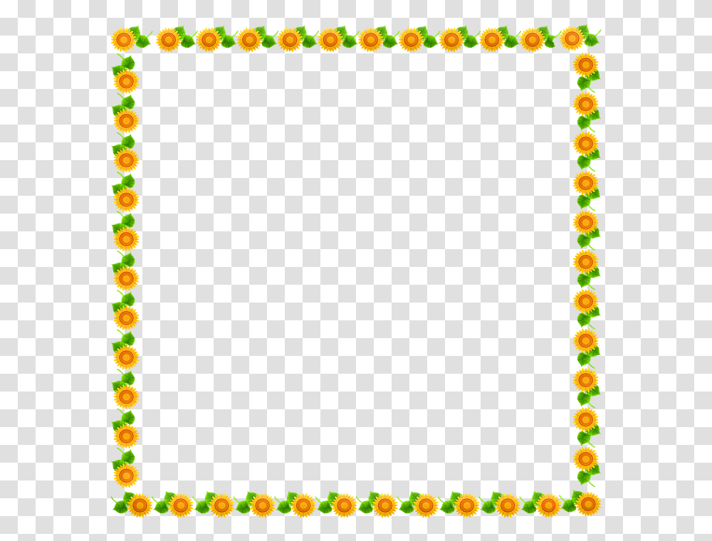 Sunflower Frame Sunflower Border Frame Border Candy Corn Clip Art Border, Rug, Alphabet Transparent Png