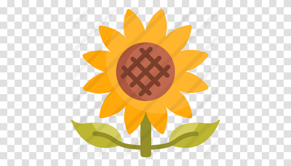 Sunflower Free Nature Icons Ilustrasi Bunga, Plant, Outdoors, Blossom, Pollen Transparent Png