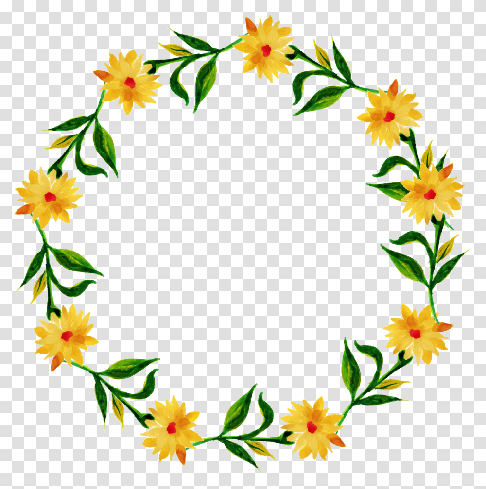 Sunflower, Floral Design, Pattern Transparent Png