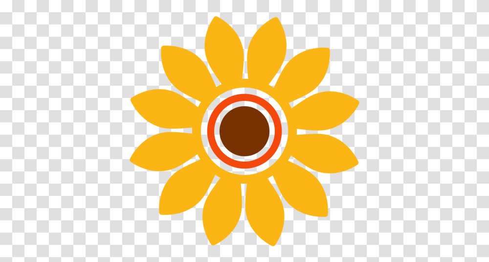 Sunflower Logo Picture Flower Line Vector, Plant, Blossom, Daisy, Daisies Transparent Png