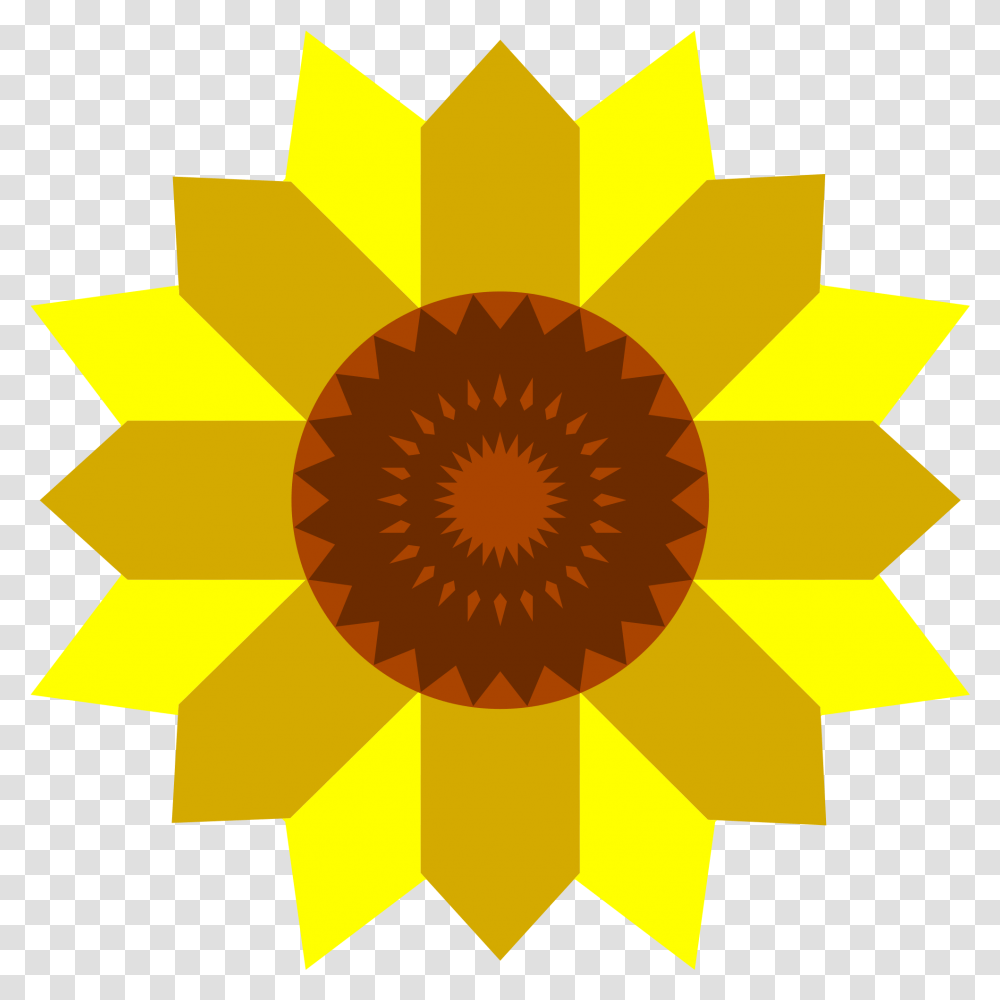 Sunflower Logo Picture Ronald Reagan Presidential Library, Plant, Blossom, Gold, Pollen Transparent Png