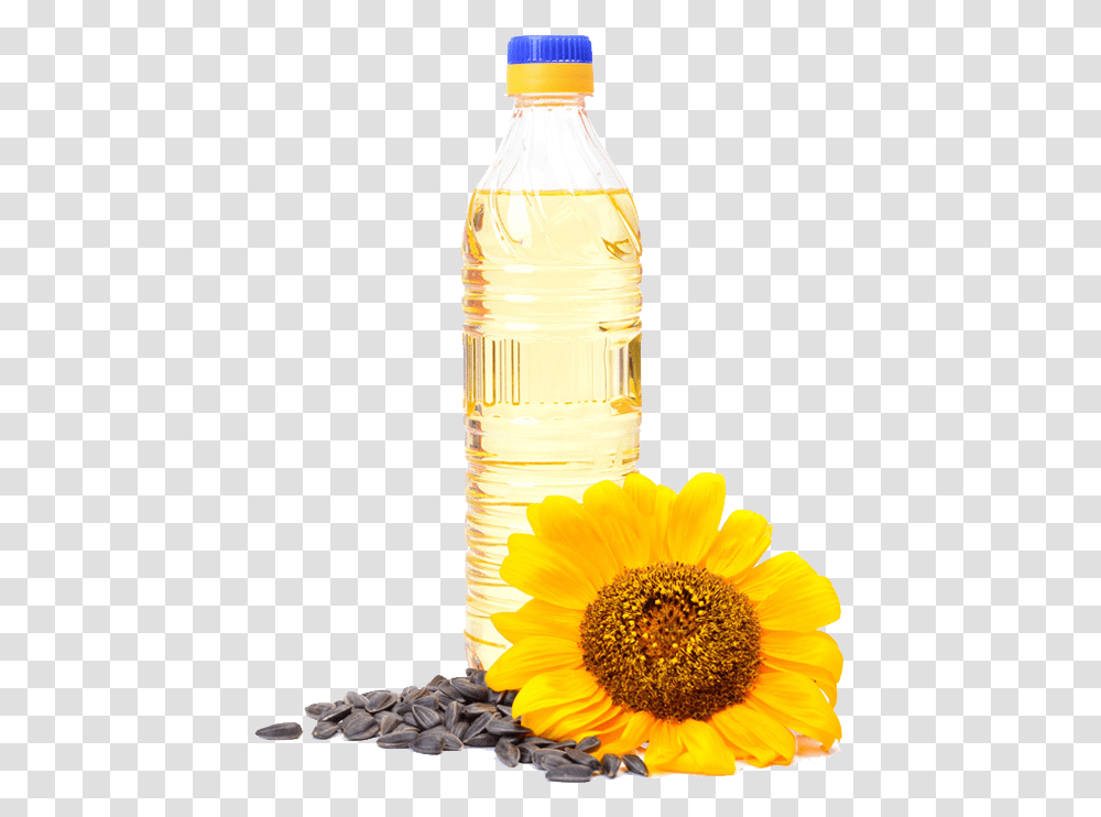 Sunflower Oil Background Arts Sunflower Oil, Plant, Bottle, Blossom, Beverage Transparent Png