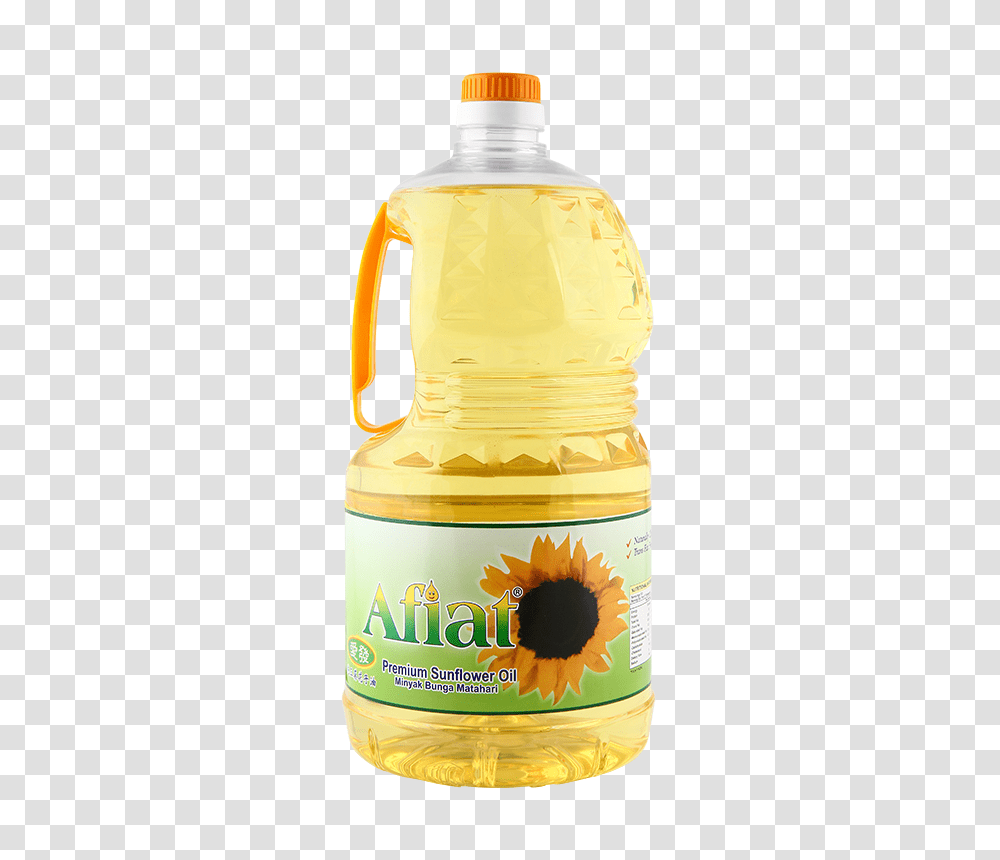 Sunflower Oil, Food, Label, Plant, Bottle Transparent Png