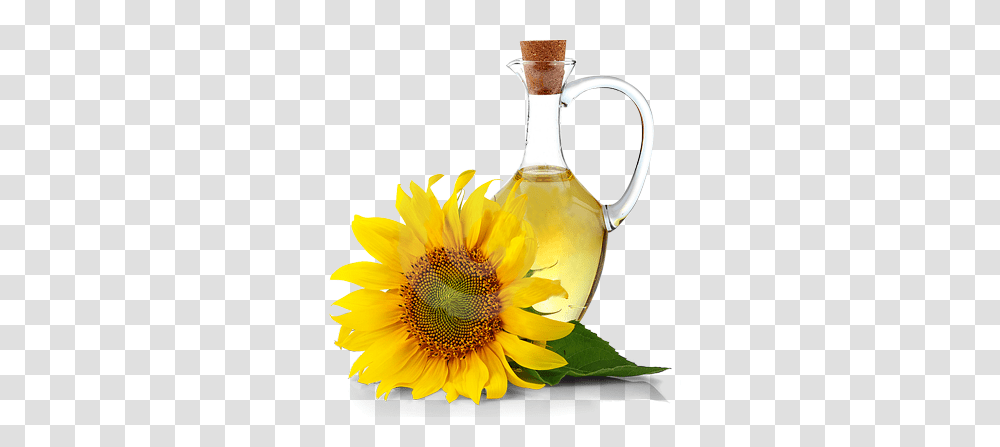 Sunflower Oil, Food, Plant, Blossom, Jug Transparent Png