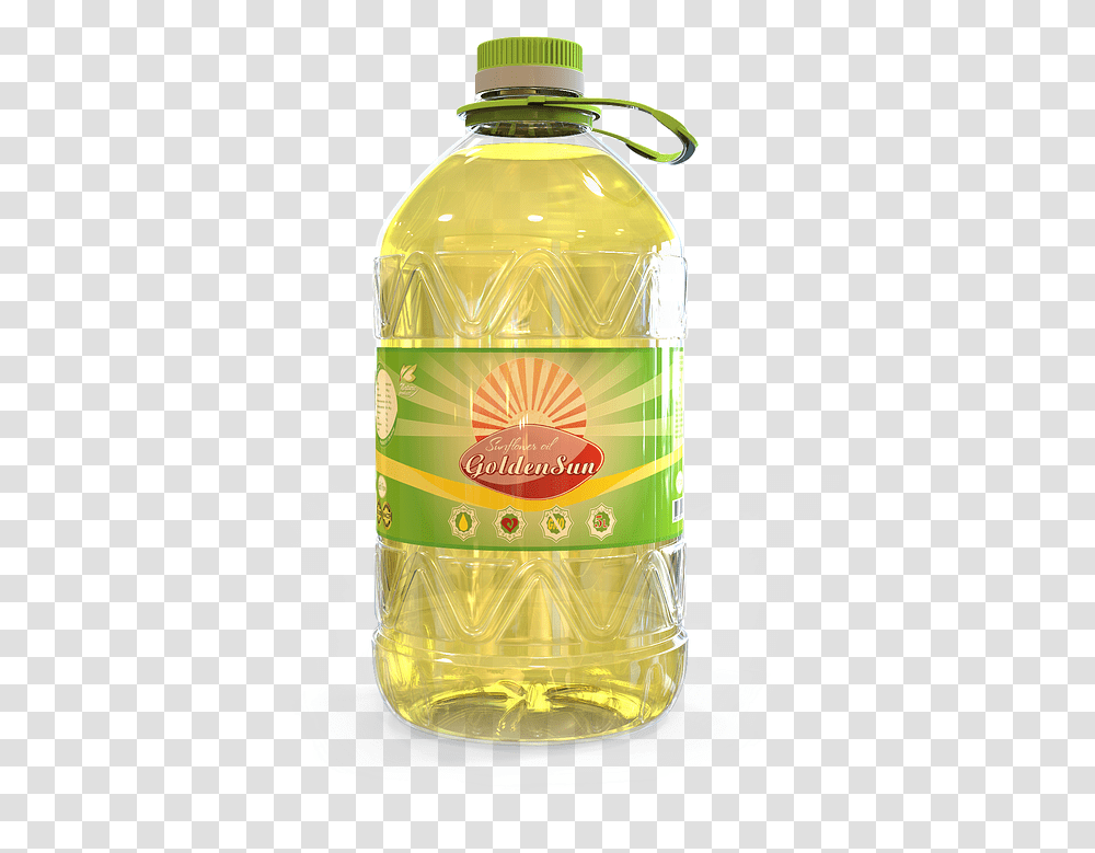 Sunflower Oil Images Free Download Sunflower Oil, Bottle, Beverage, Drink, Beer Transparent Png