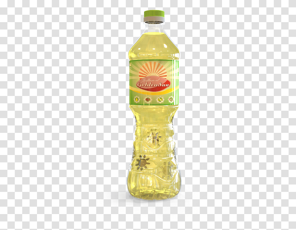 Sunflower Oil Plastic Cooking Oil Bottle, Pop Bottle, Beverage, Drink, Alcohol Transparent Png