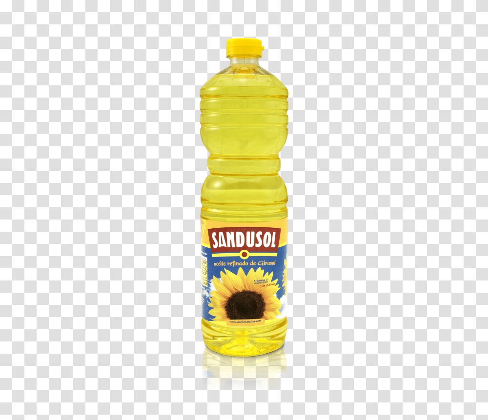Sunflower Oil Sandusol Image Oil, Bottle, Plant, Beverage, Pop Bottle Transparent Png