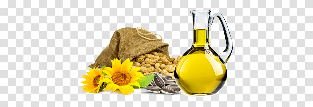 Sunflower Oil Sunflower Oil, Plant, Nut, Vegetable, Food Transparent Png