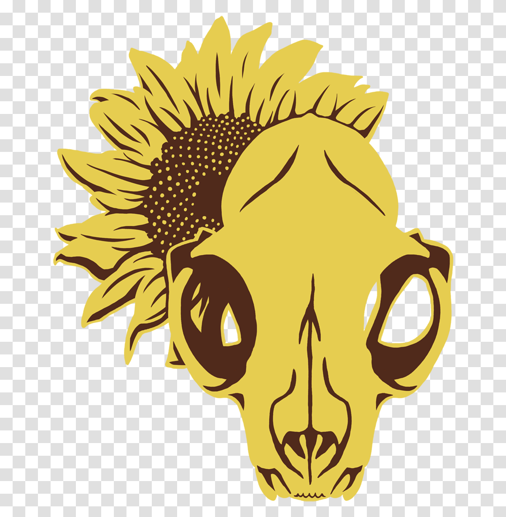 Sunflower, Plant, Blossom, Animal, Mammal Transparent Png