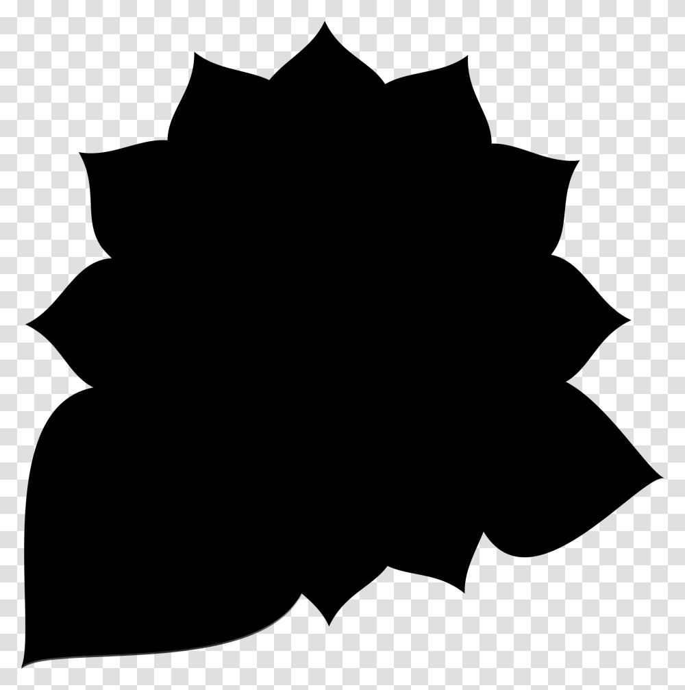 Sunflower Silhouette Download, Gray, World Of Warcraft Transparent Png