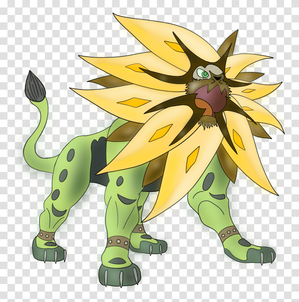 Sunflower Solgaleo Album On Imgur Fictional Character, Plant, Blossom, Petal, Daisy Transparent Png