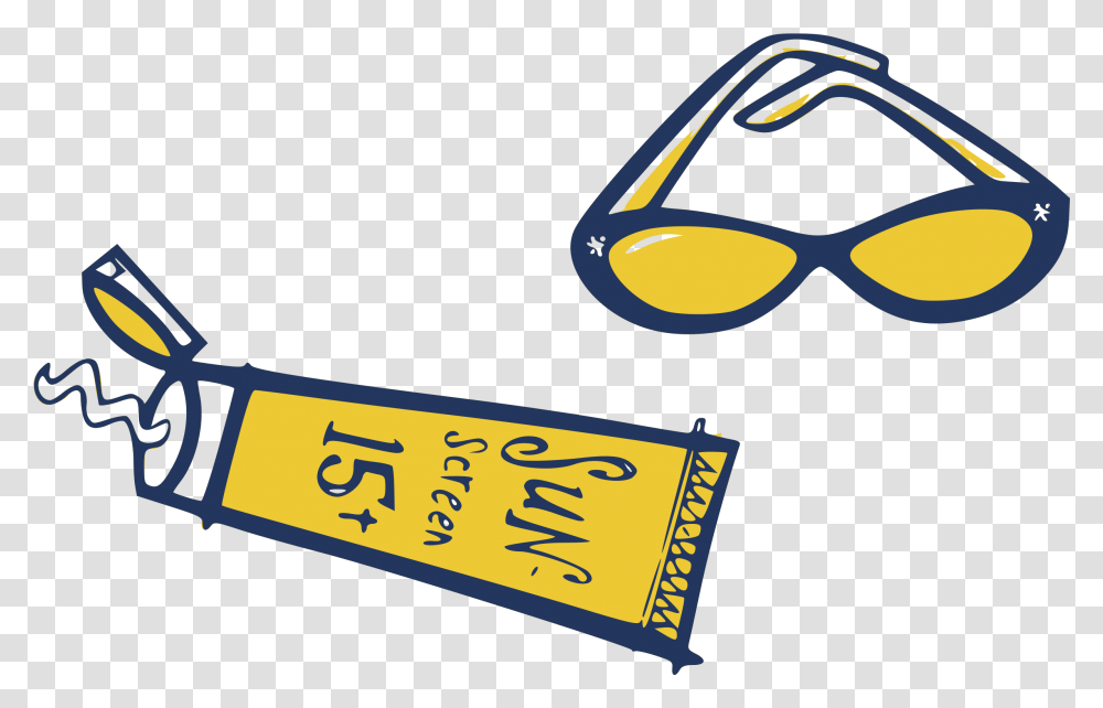 Sunglasses And Sunscreen Clipart Clip Art Sunscreen, Text, Label, Paper, Number Transparent Png