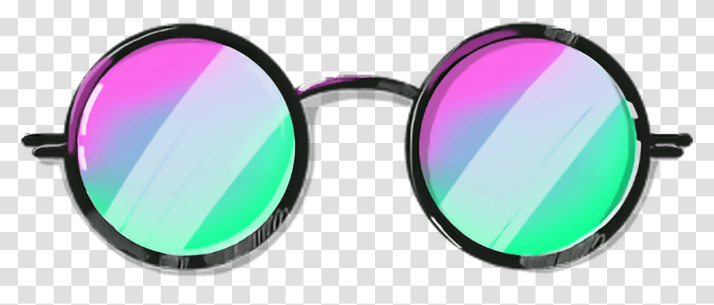 Sunglasses Colorful Cool Ftestickers Freetoedit Circle, Goggles, Accessories, Accessory, Mouse Transparent Png