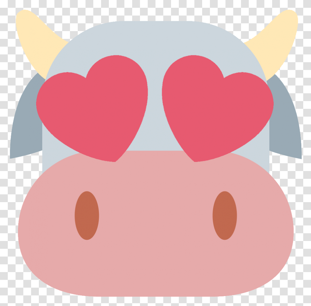Sunglasses Emoji Clipart Discord Cow Emoji Discord Hd Cow Emoji Discord, Heart Transparent Png