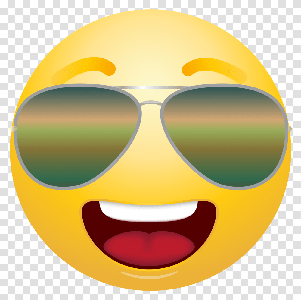 Sunglasses Emoji Clipart Sunshine Sunglasses Emoji Background Emoji, Accessories, Accessory, Head, Goggles Transparent Png