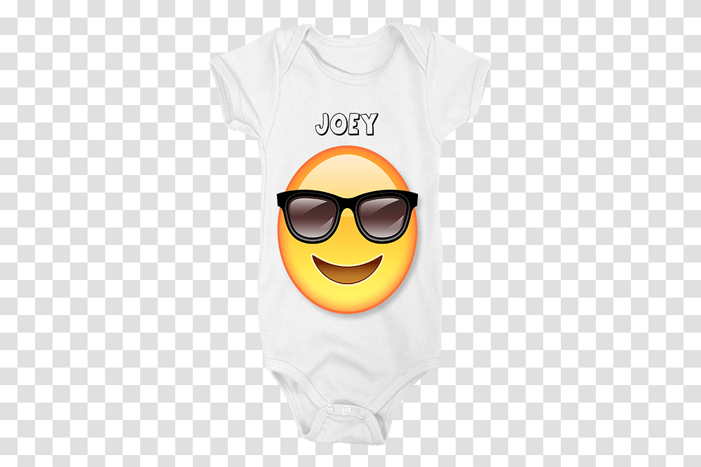 Sunglasses Emoji Customised Baby Grow Smiley, Apparel, Accessories, Accessory Transparent Png