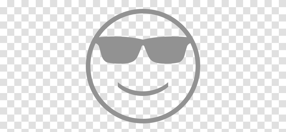 Sunglasses Face Icon Icon Happy Face Glasses, Stencil, Symbol, Goggles, Accessories Transparent Png