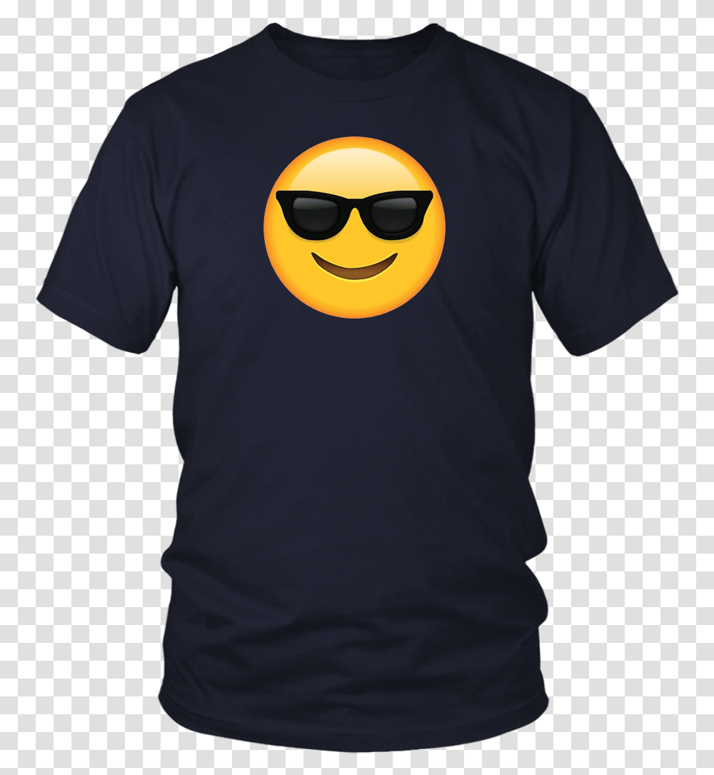 Sunglasses Smile Face Emoji Shirt Right T Shirt, Clothing, Apparel, Accessories, Accessory Transparent Png