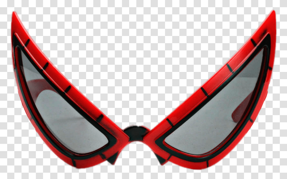 Sunglasses Spiderman Costume Creative Glasses, Accessories, Scissors, Weapon, Goggles Transparent Png